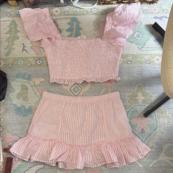 LSF Pink Stripe Set. XL.🌸🌸🌸 - Picture 1 of 1